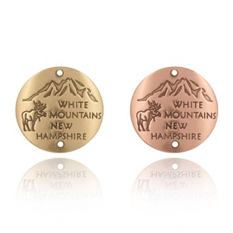 White Mountains NH Hiking Medallion