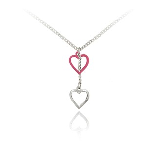 Heart and Open Heart Pendant