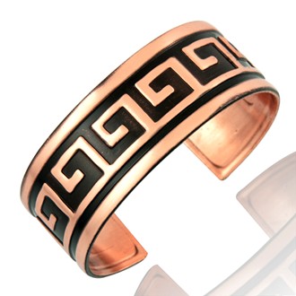 Greek Key Cuff