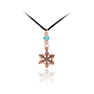 Corded Snowflake Pendant