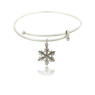 Snowflake Slider Bangle