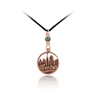 Corded Chicago Skyline Pendant